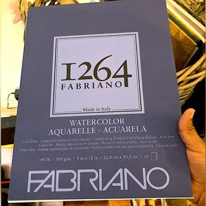 Fabriano Watercolor Paper Pad - new